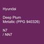 Preview: Hyundai, Deep Plum Metallic (PPG 940326), N7 / NN7.